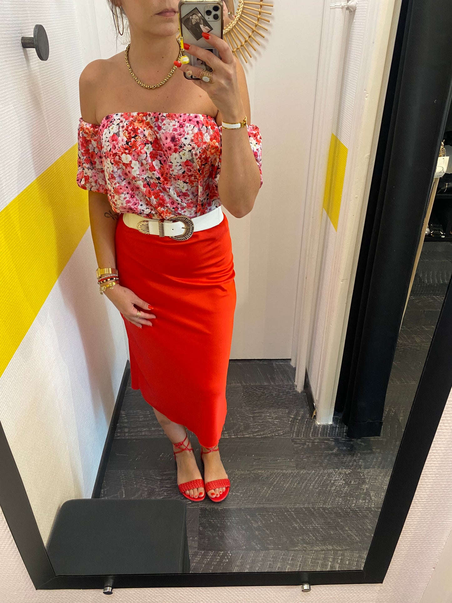 Haut bustier Flower
