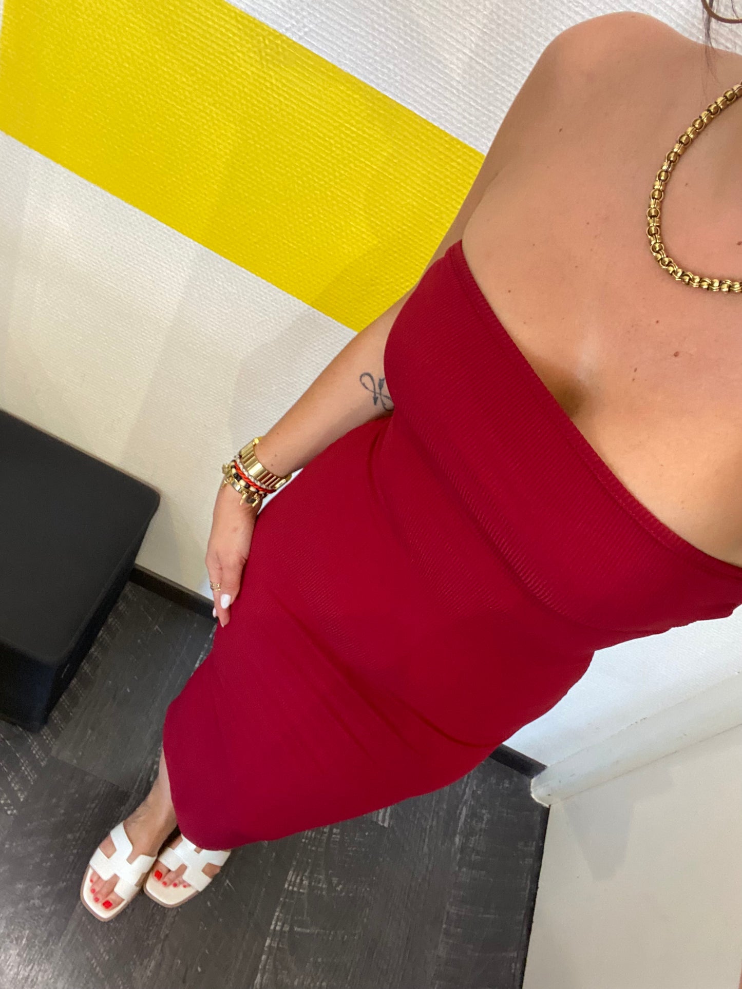Robe moulante bustier