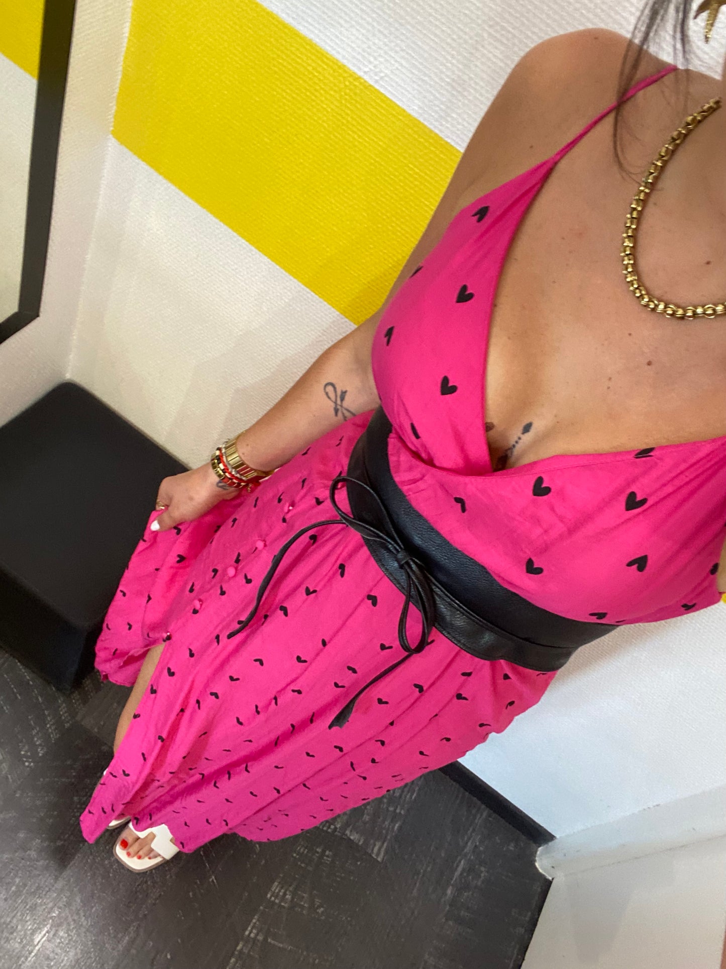 Robe longue 🩷🖤