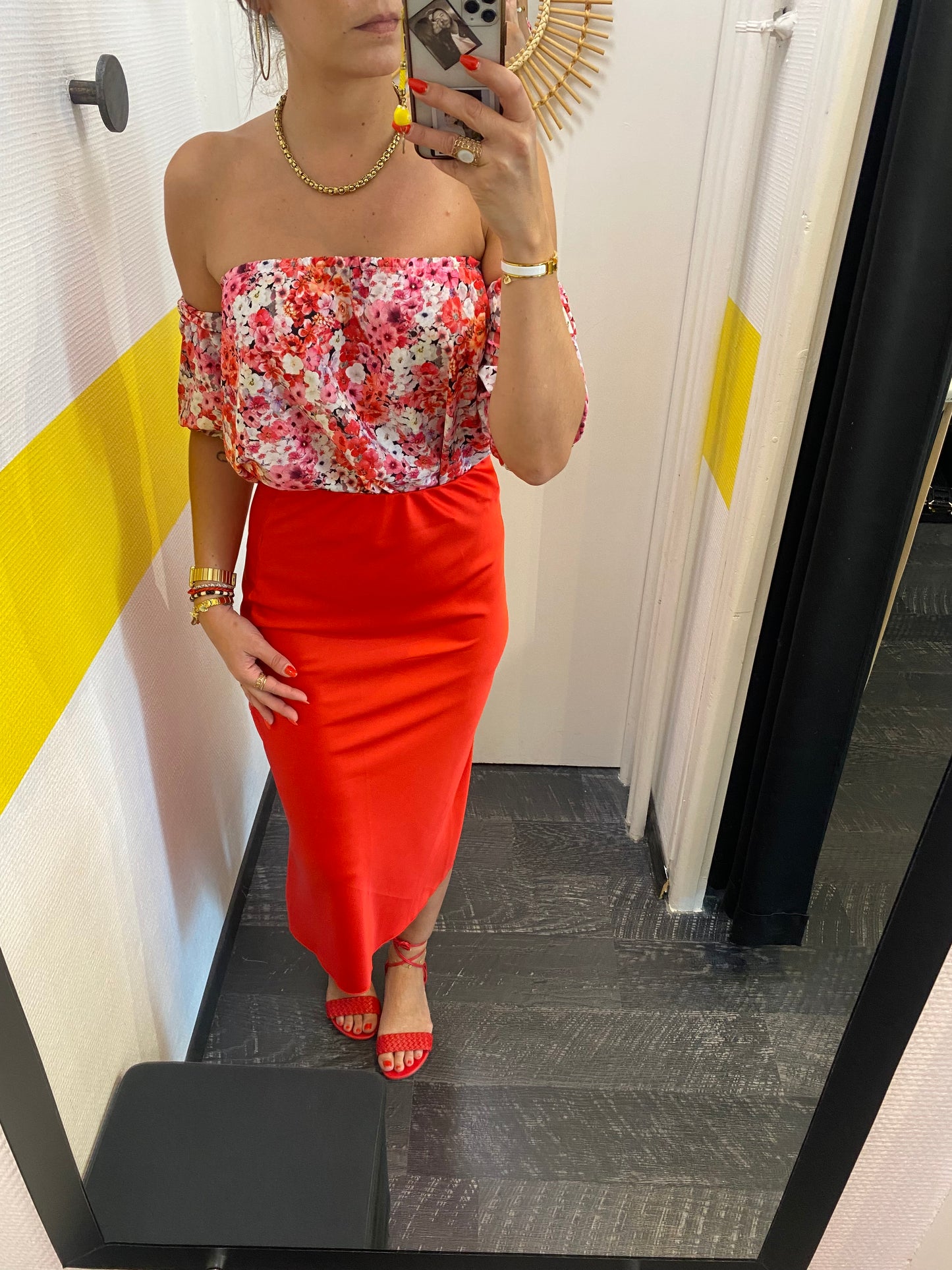 Haut bustier Flower