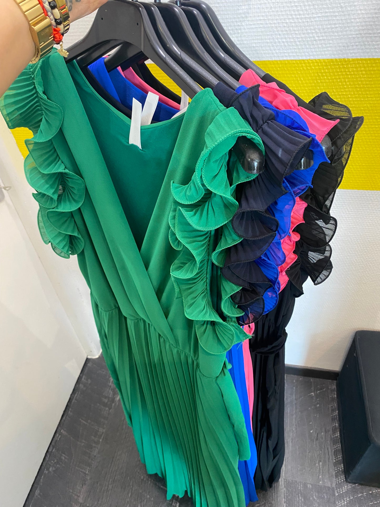 Robe plissée