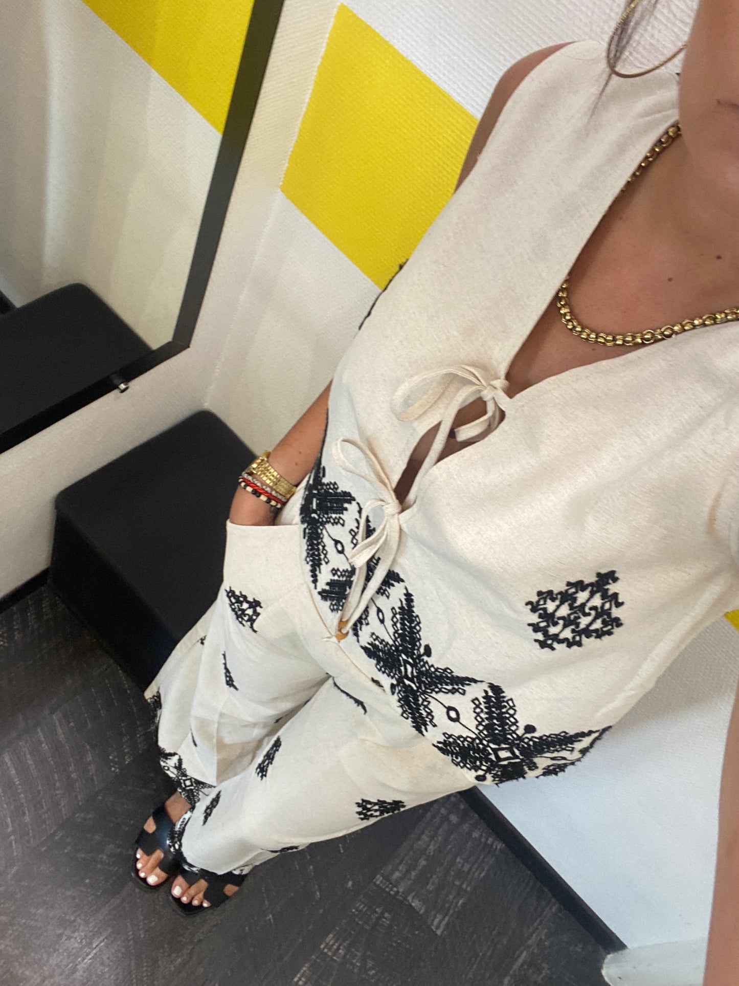 Ensemble lin le haut