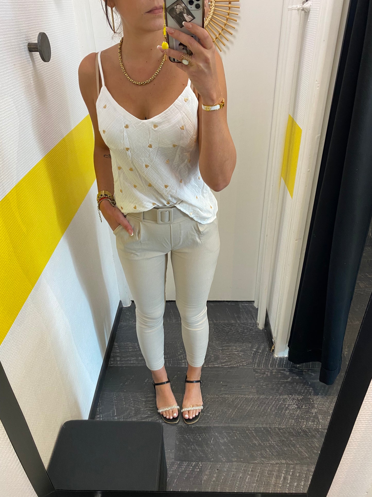 Pantalon beige