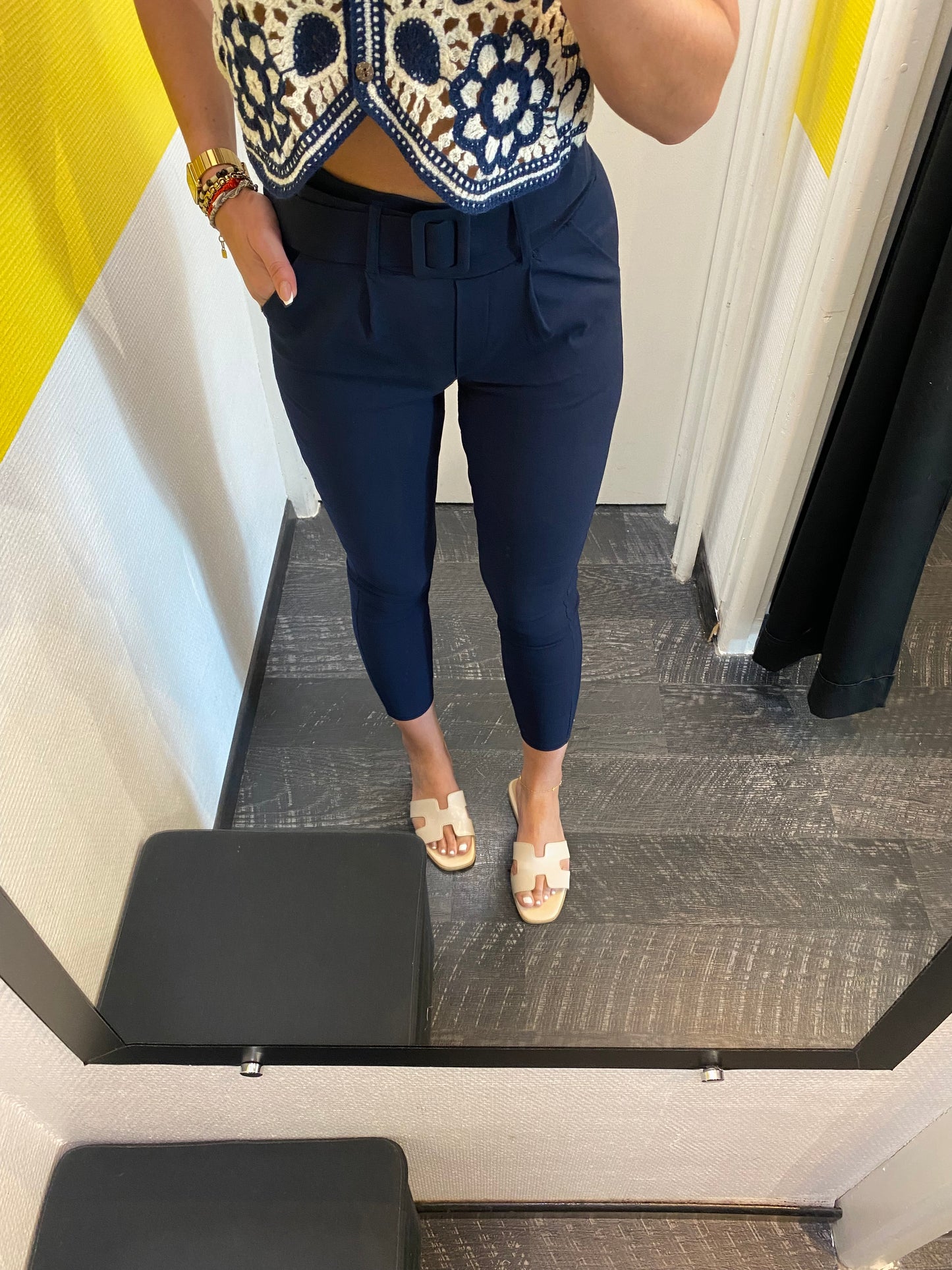 Pantalon marine