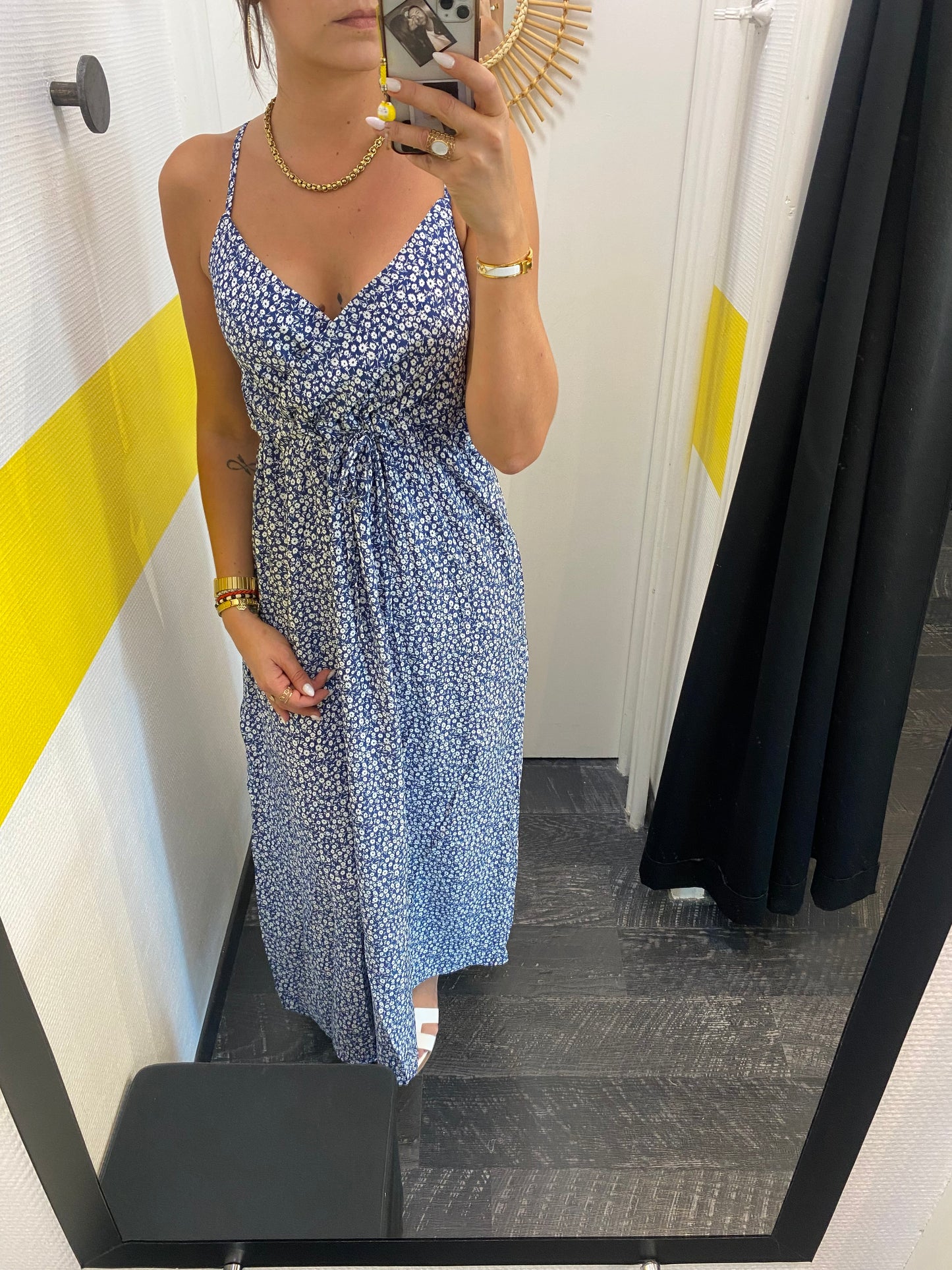 Robe longue Flower