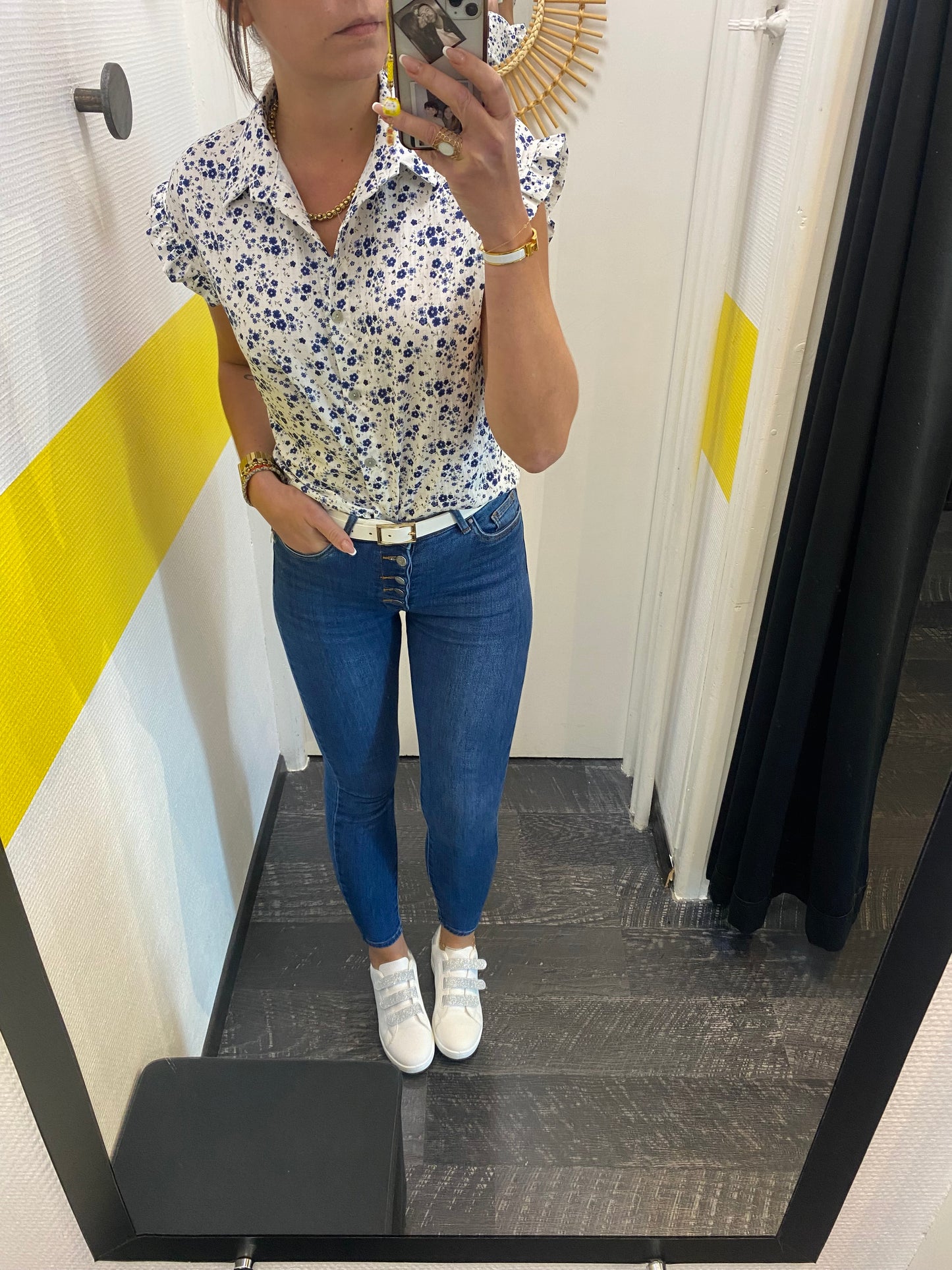 Chemisier fleuri