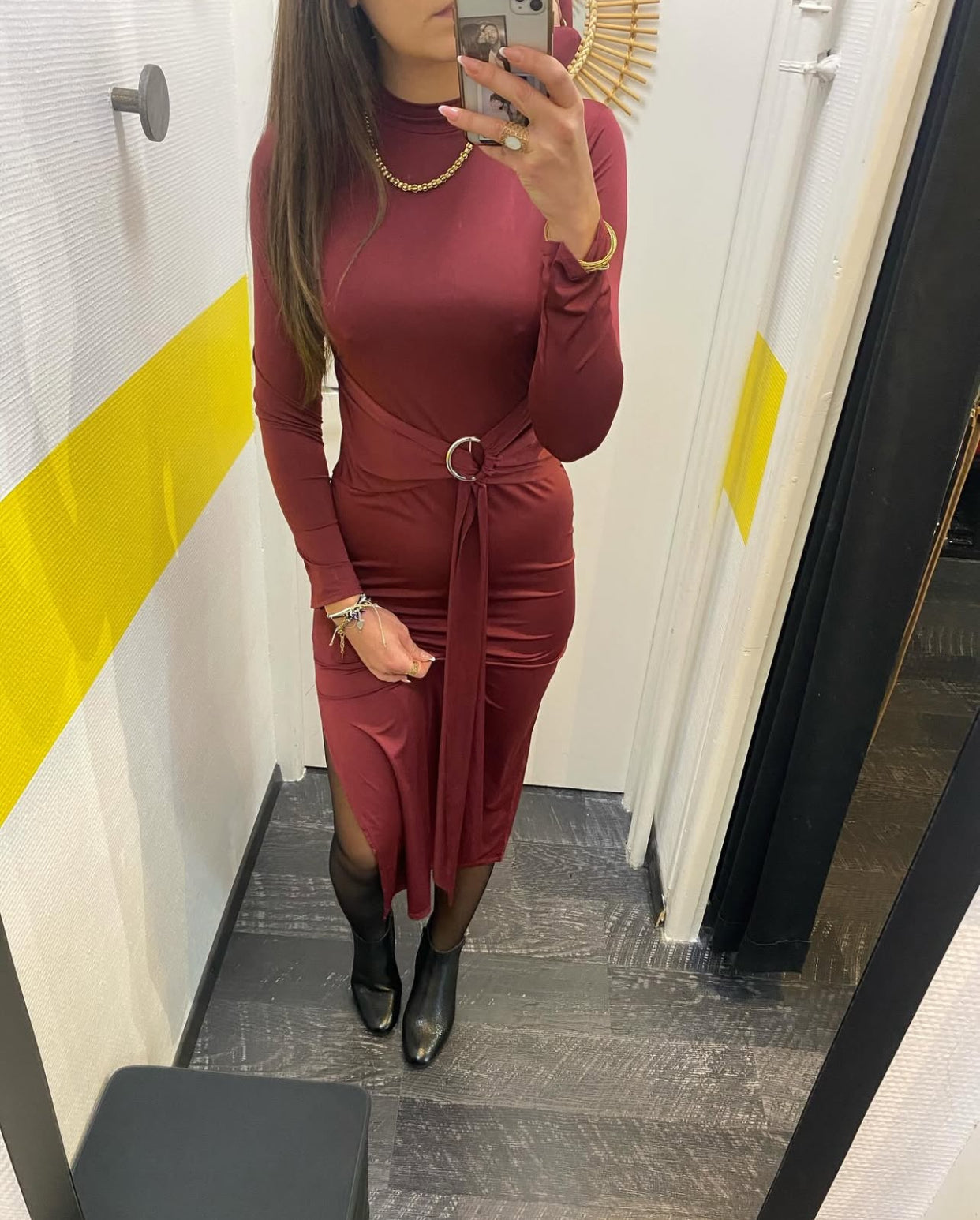 Robe bordeaux