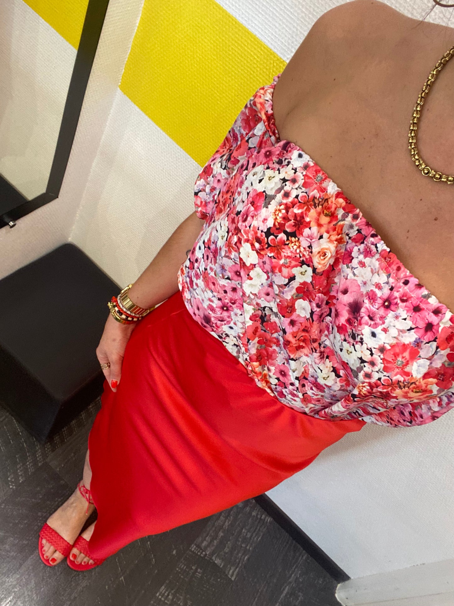 Haut bustier Flower