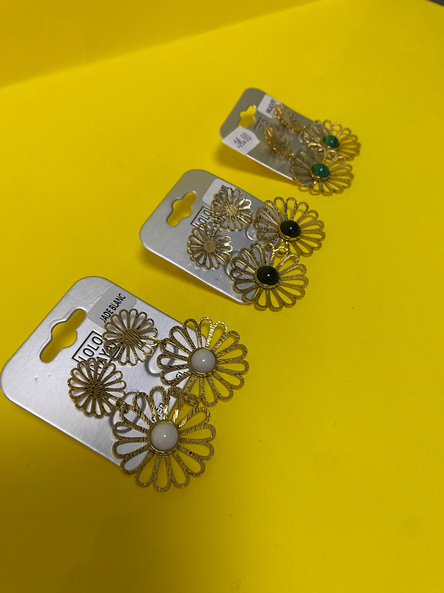 Boucles d’oreilles Flower