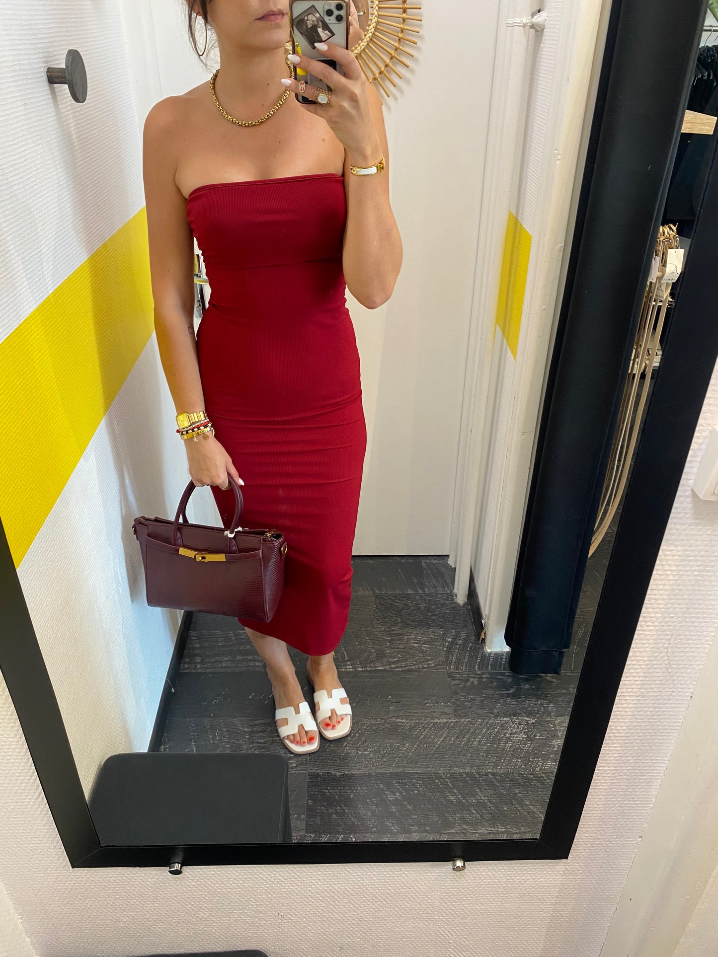 Robe moulante bustier