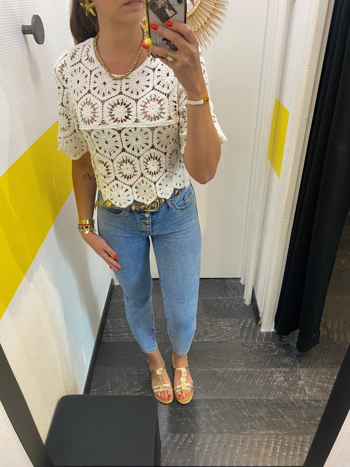 Haut broderie anglaise