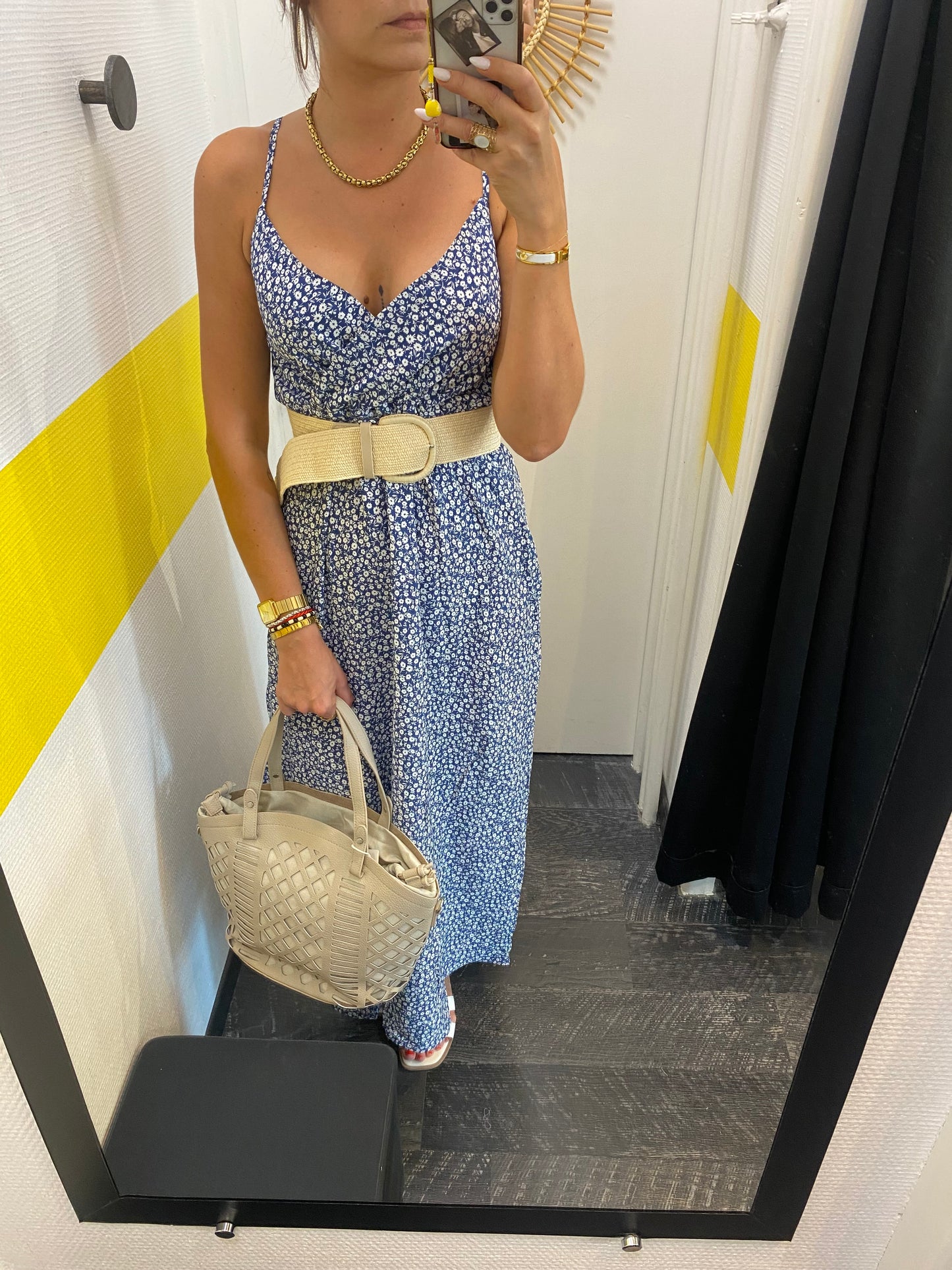 Robe longue Flower