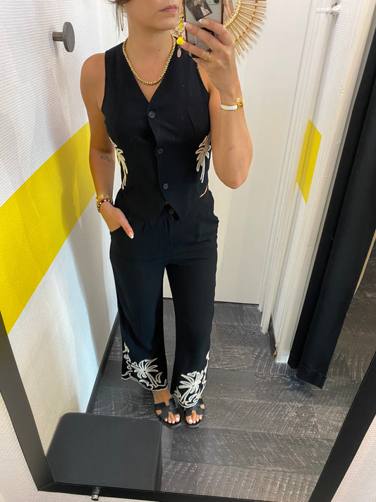 Ensemble palmier le pantalon