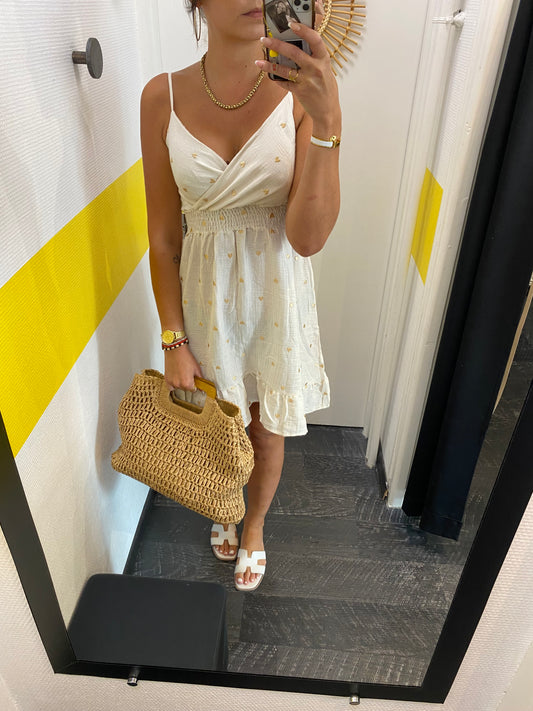 Robe cœur doré