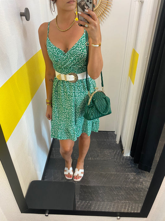 Robe courte flower