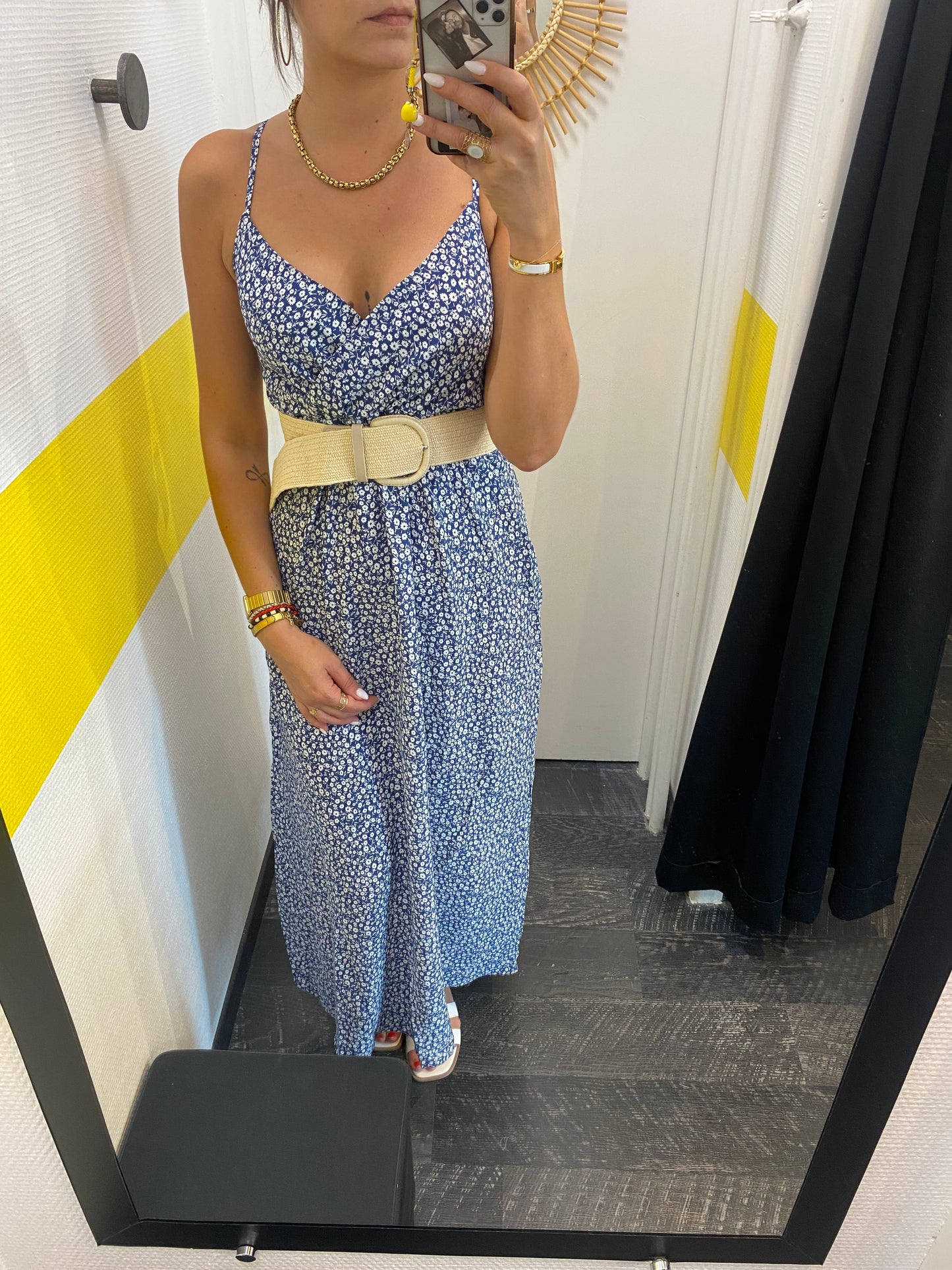 Robe longue Flower