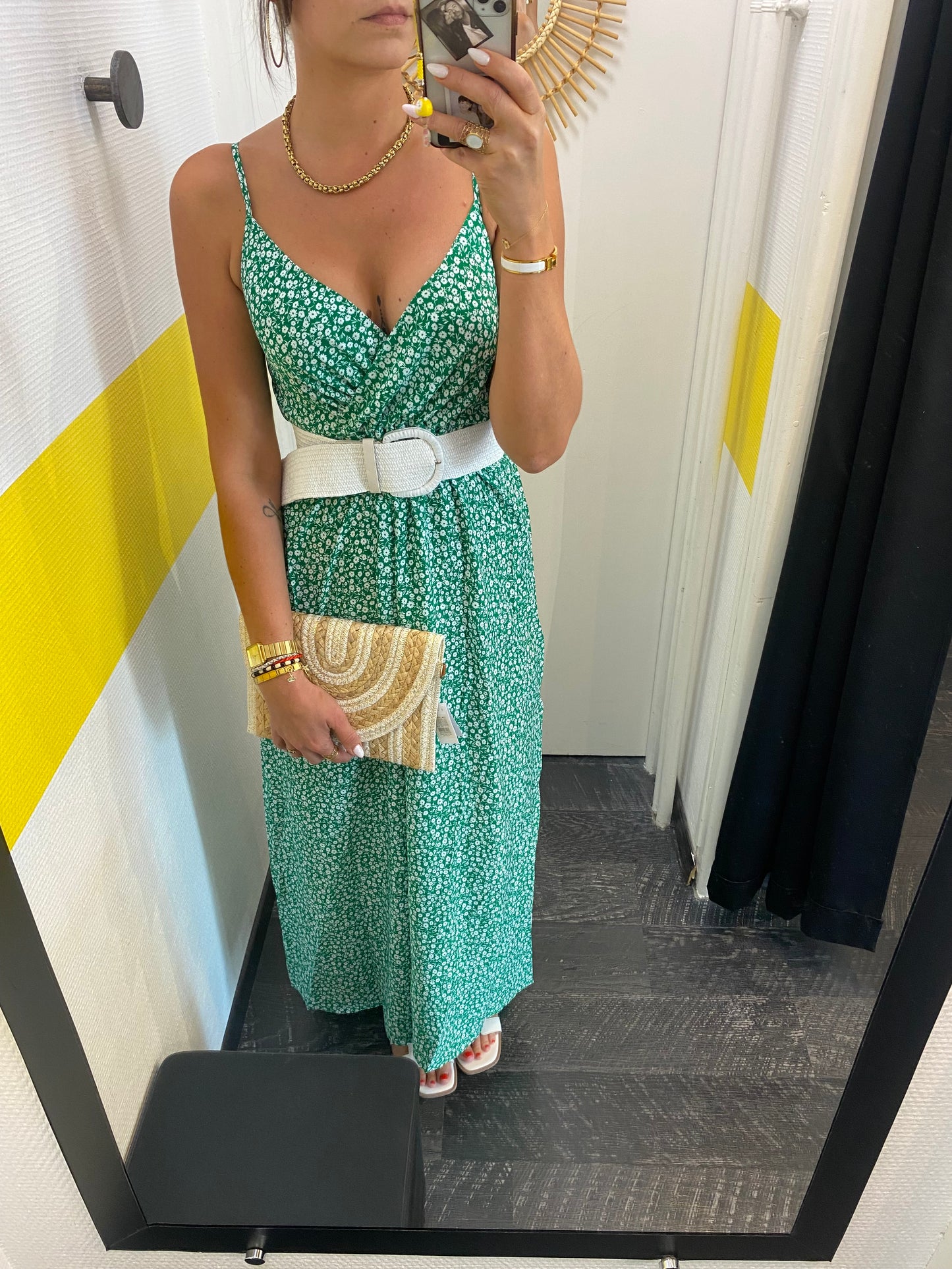 Robe longue Flower