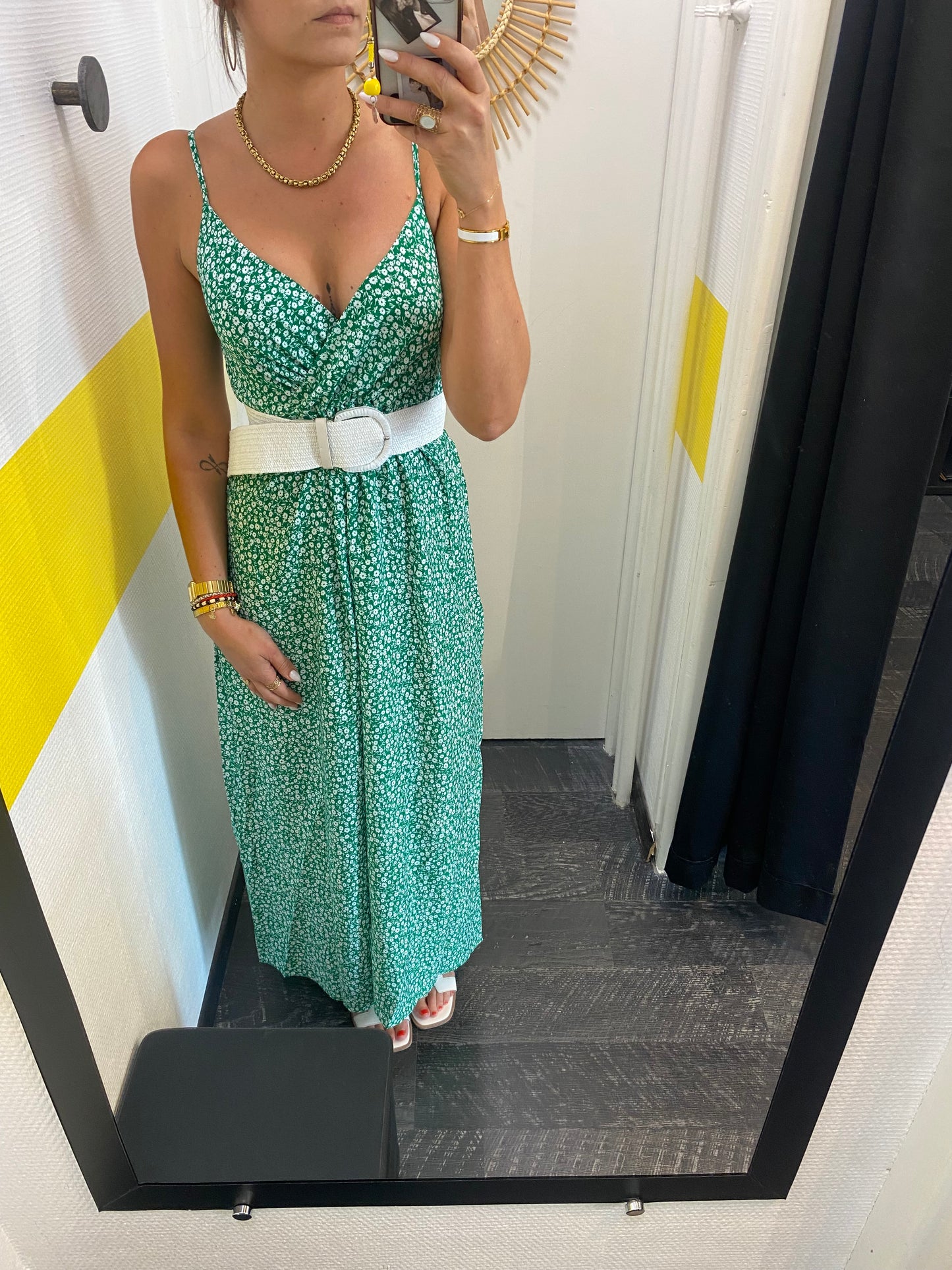 Robe longue Flower