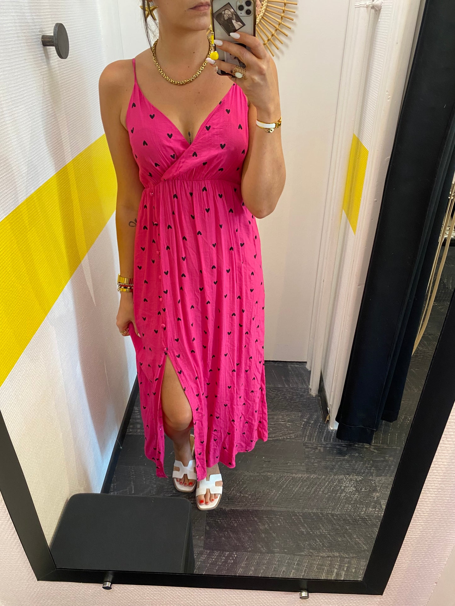 Robe longue 🩷🖤