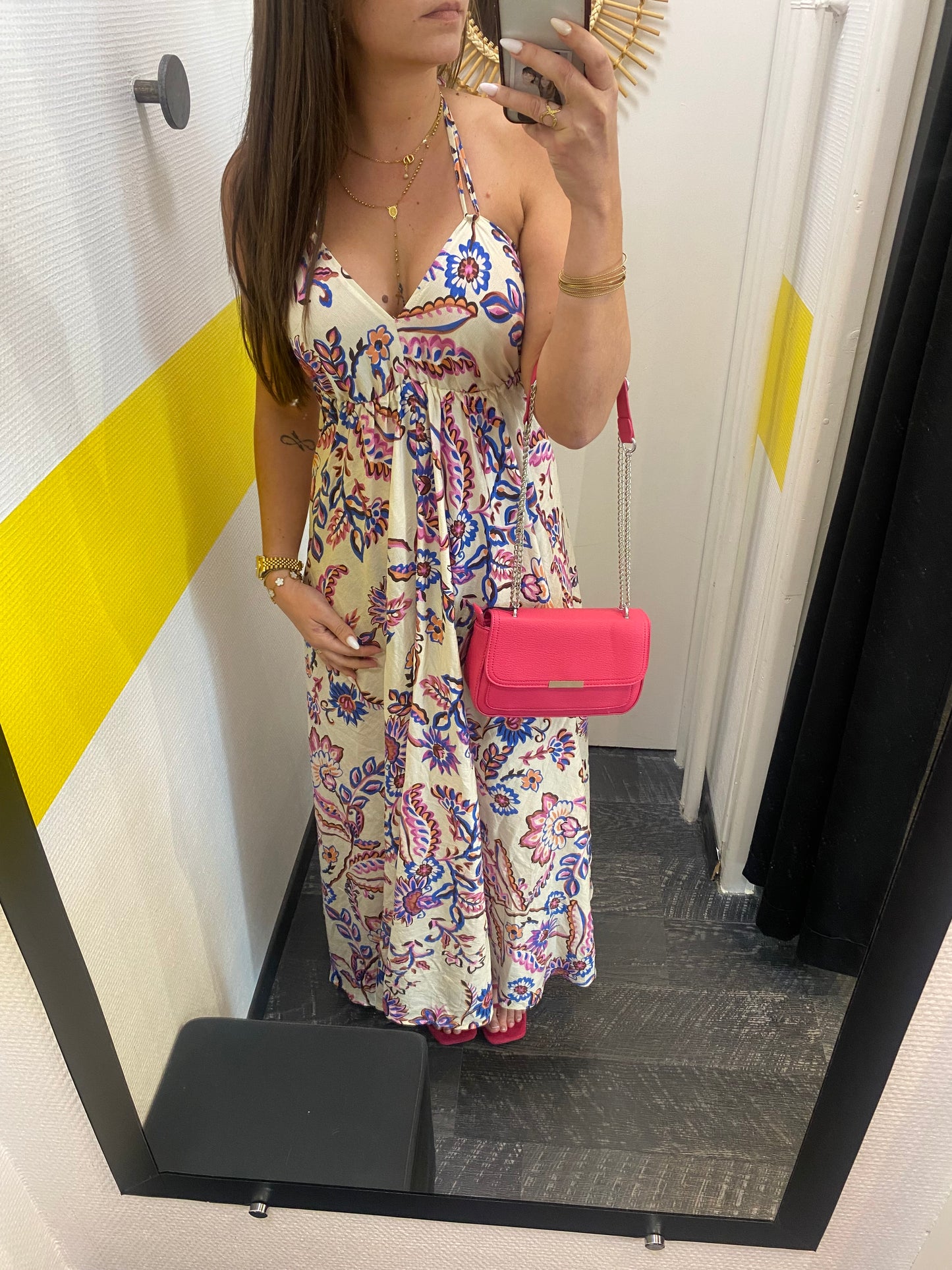 Robe longue dos nu