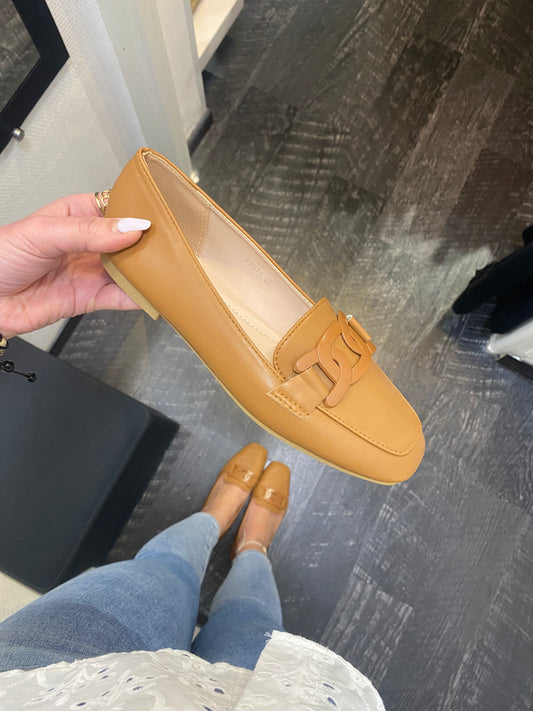 Mocassins camel