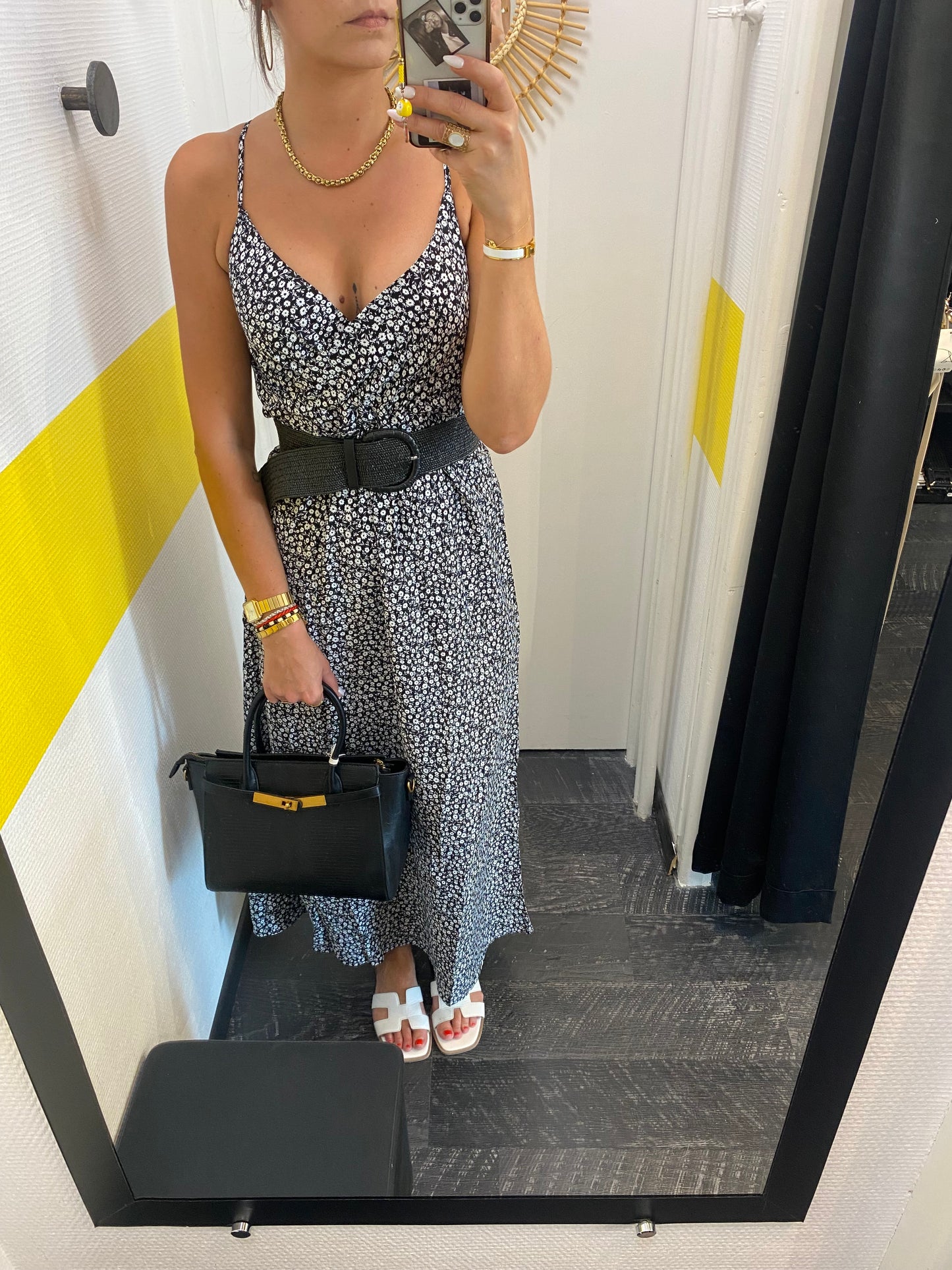 Robe longue Flower