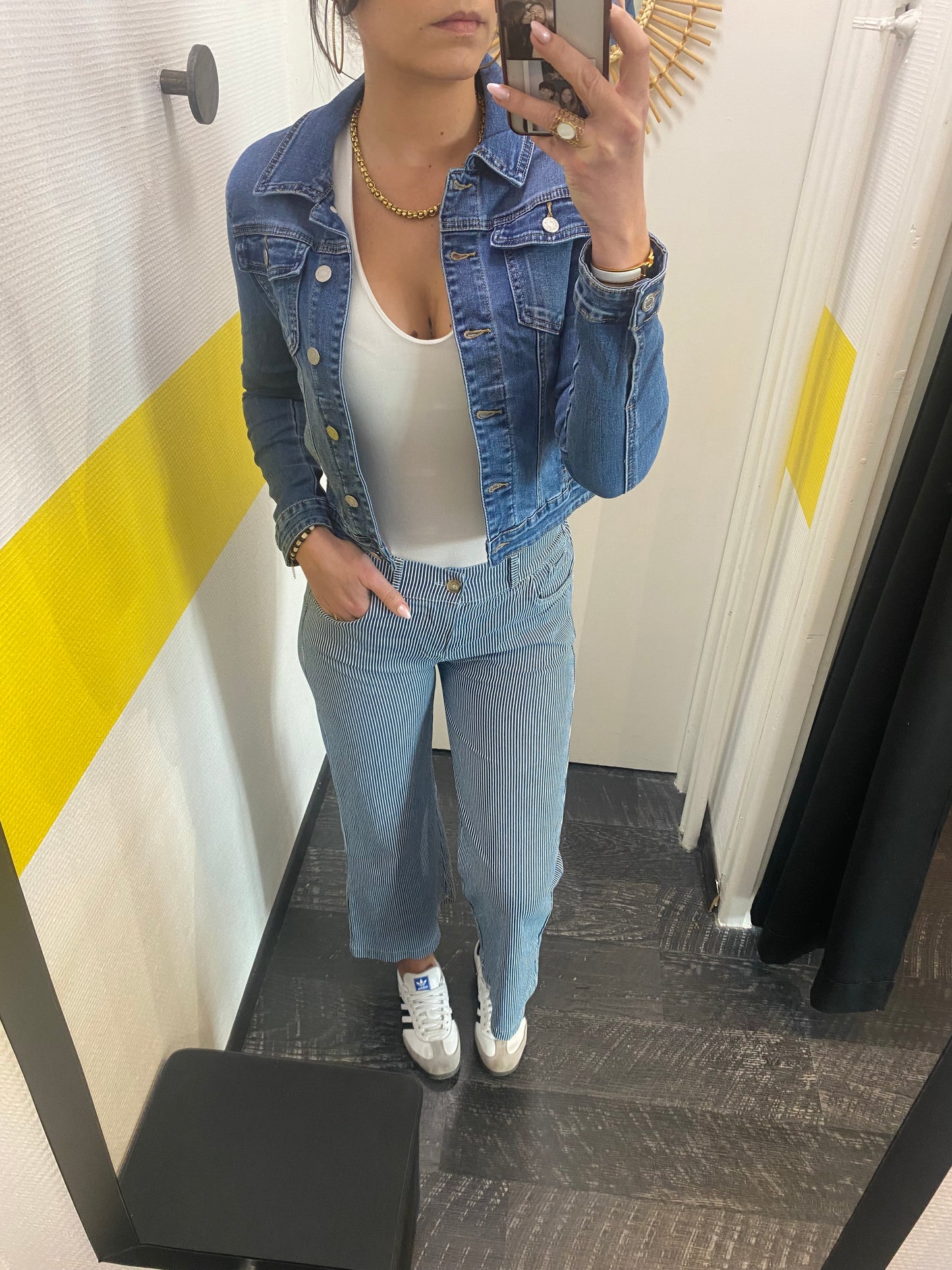 Pantalon rayé