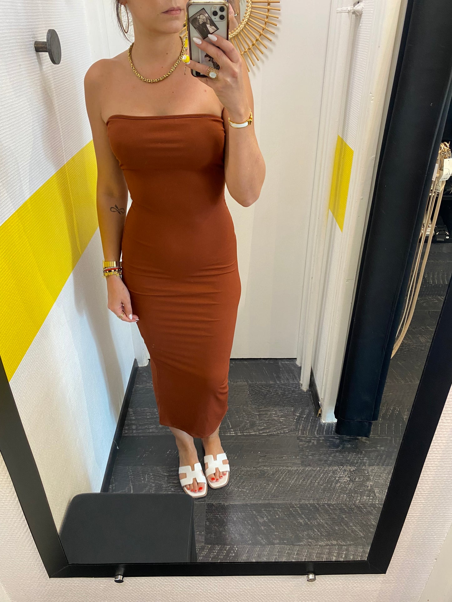 Robe moulante bustier