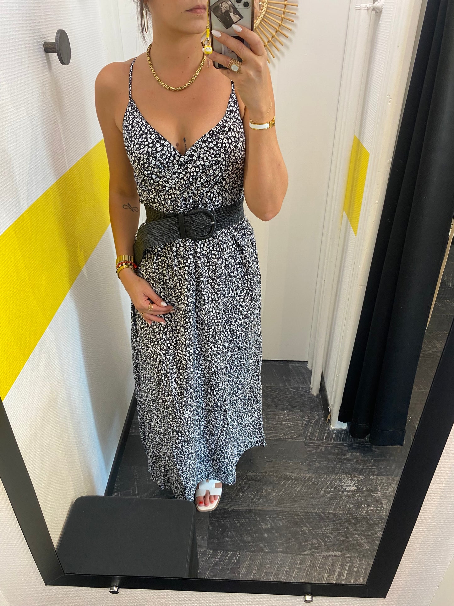 Robe longue Flower