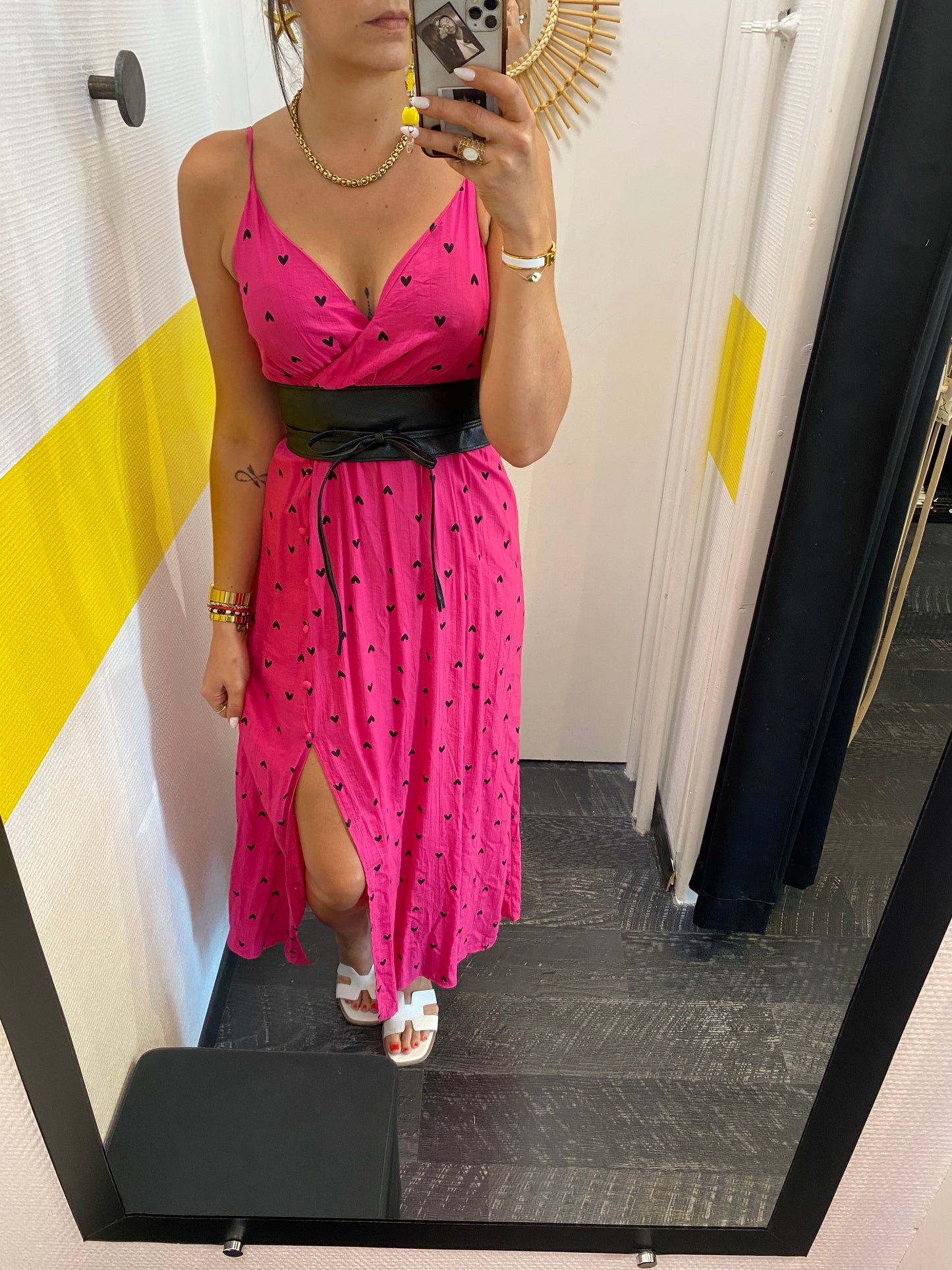Robe longue 🩷🖤
