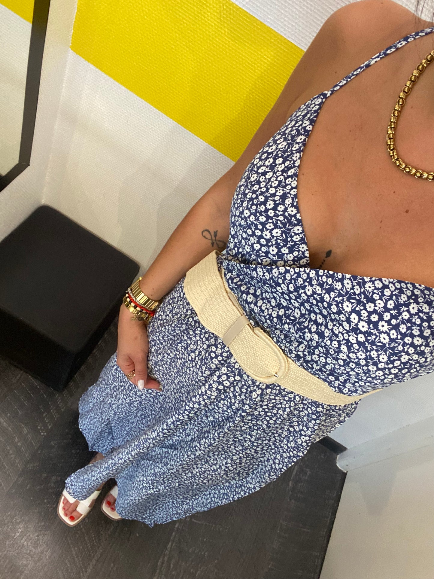 Robe longue Flower
