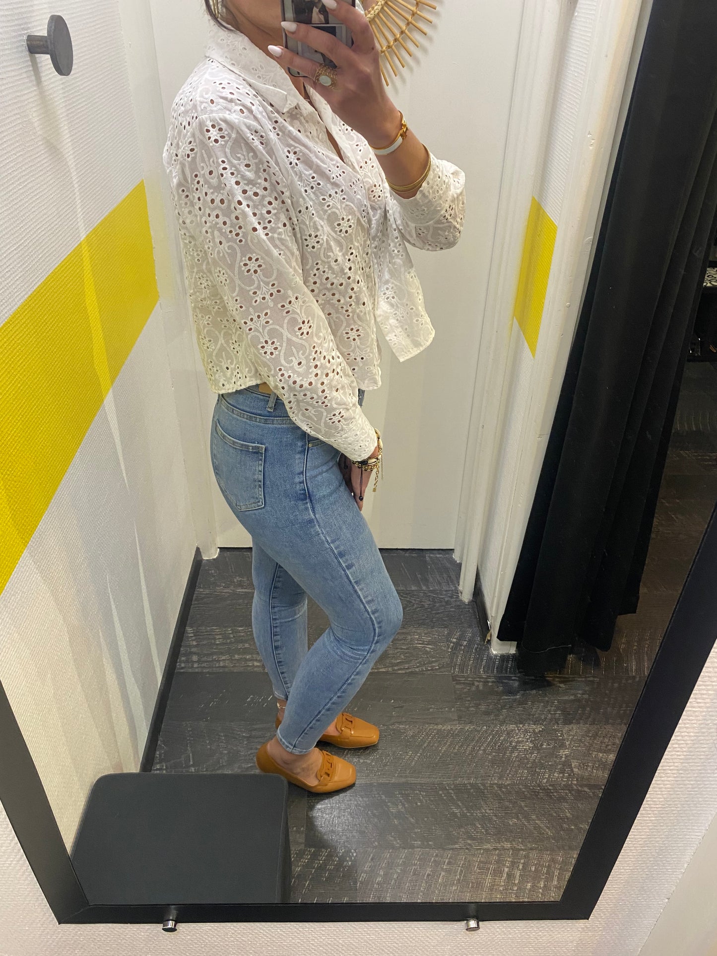 Chemisier broderie anglaise