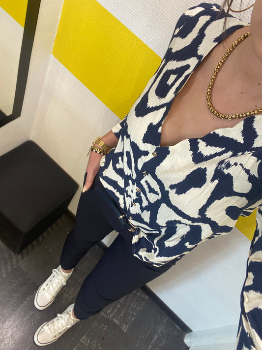 Blouse marine