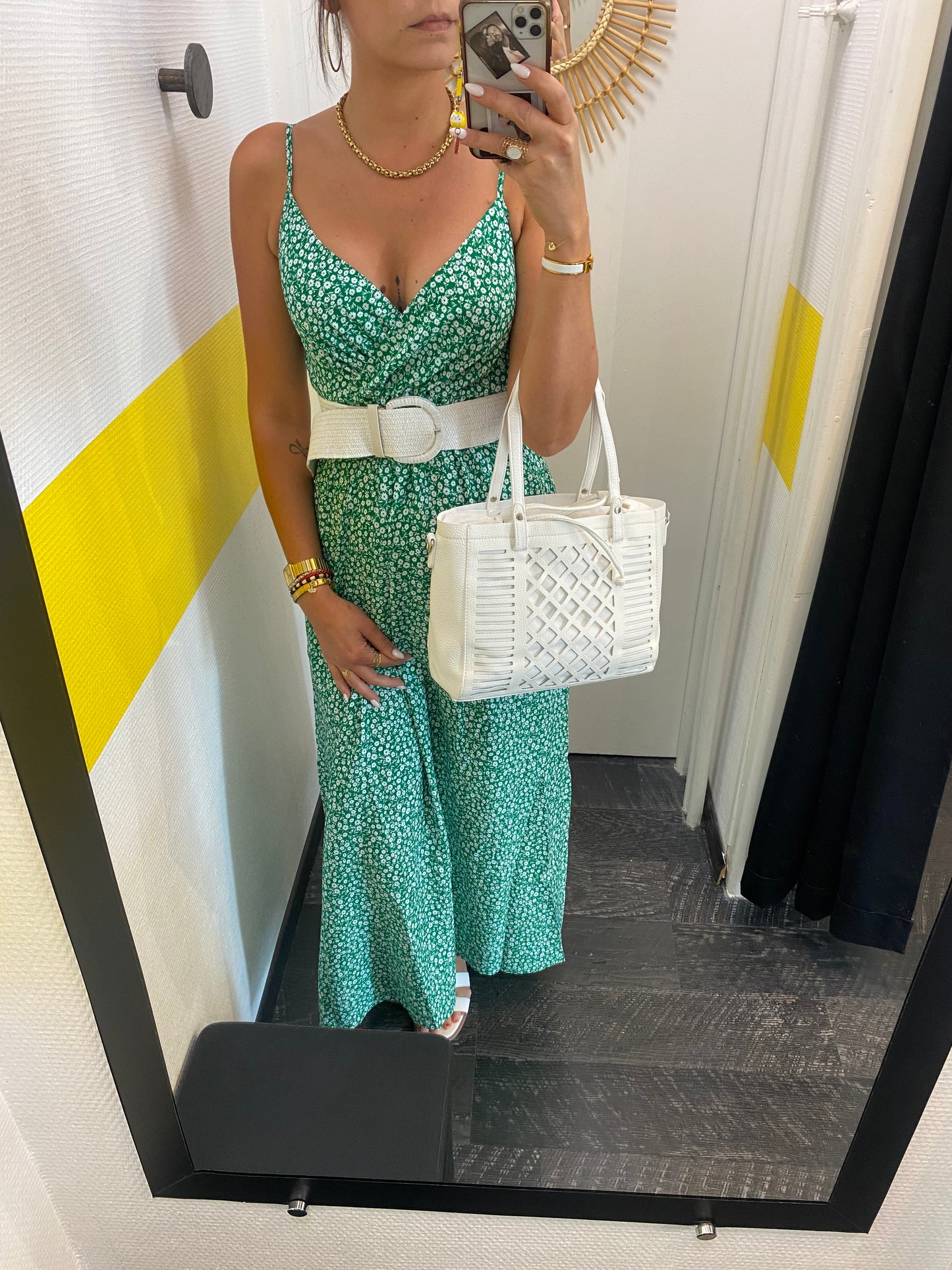 Robe longue Flower
