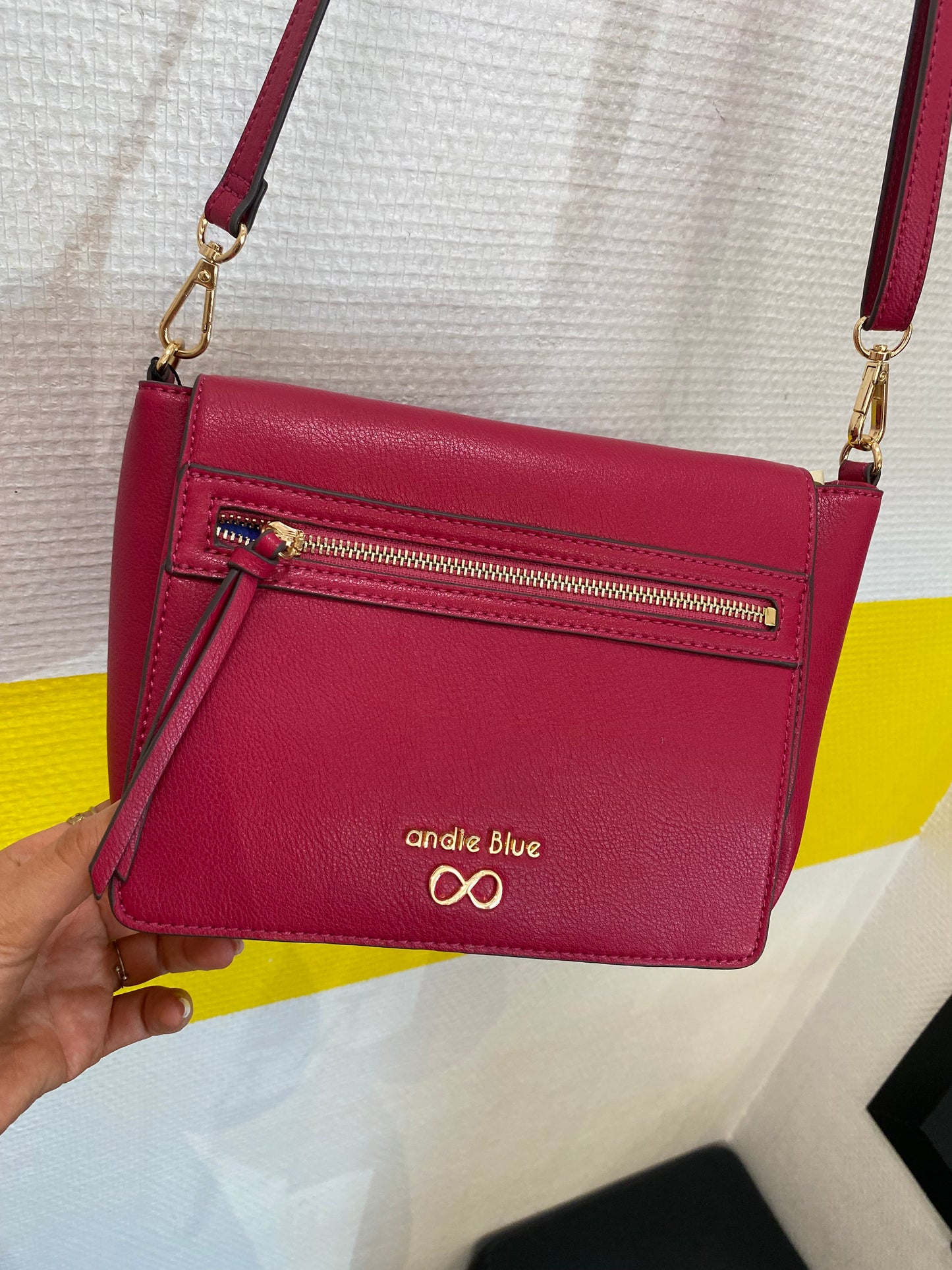 Sac bandoulière rose