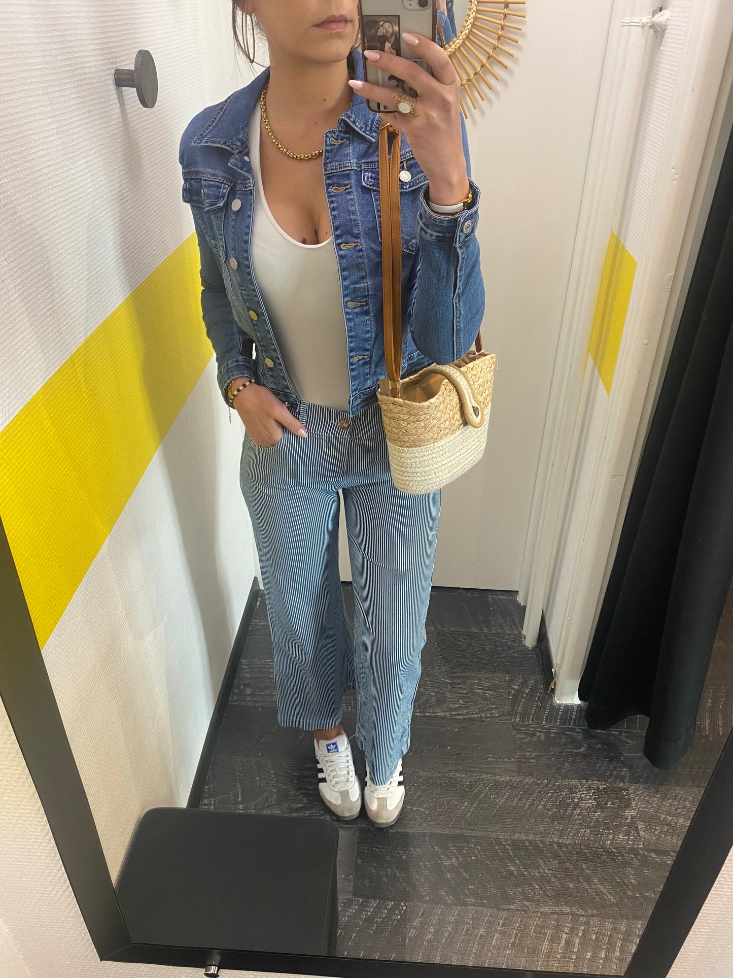 Pantalon rayé