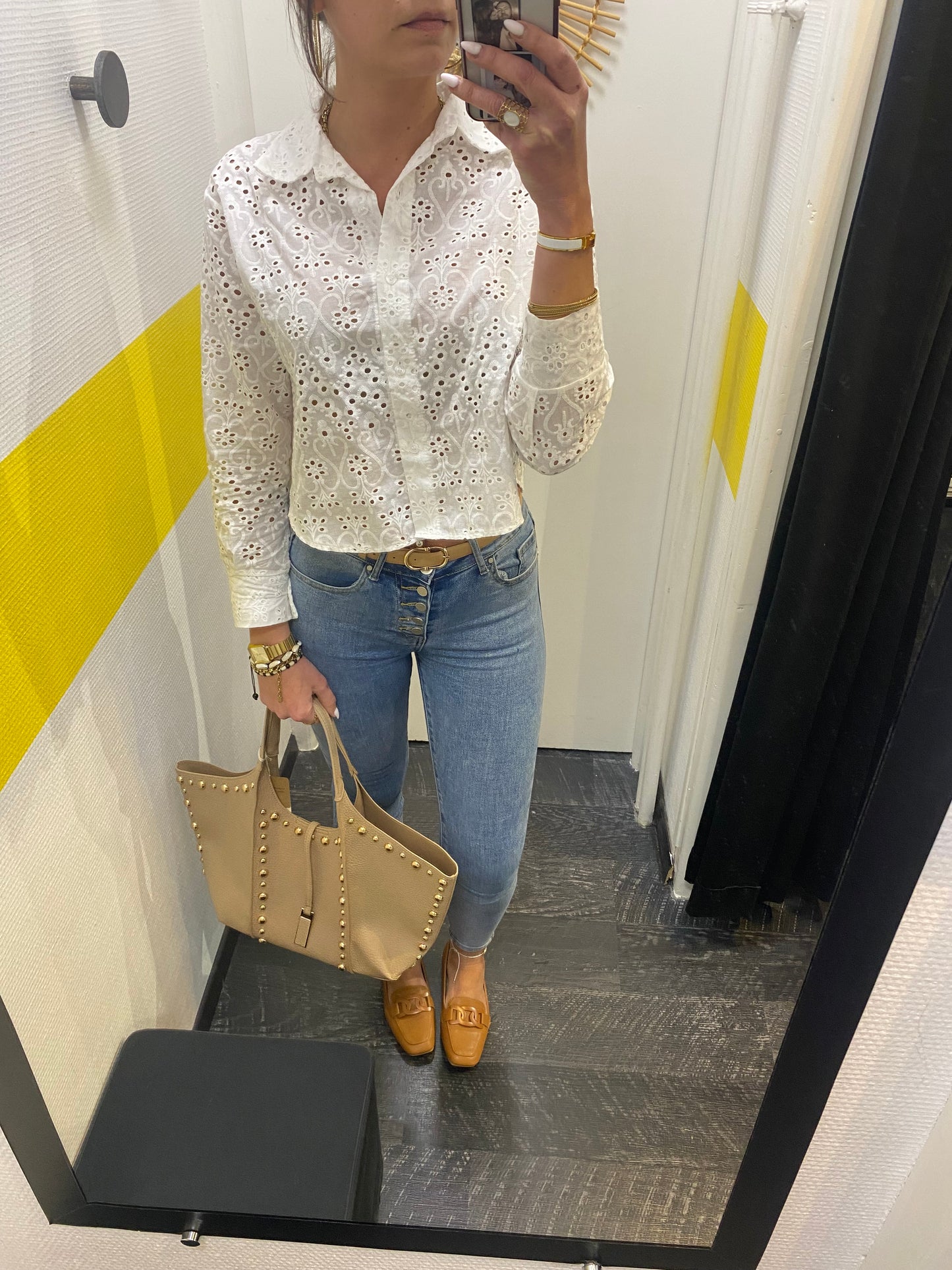 Chemisier broderie anglaise
