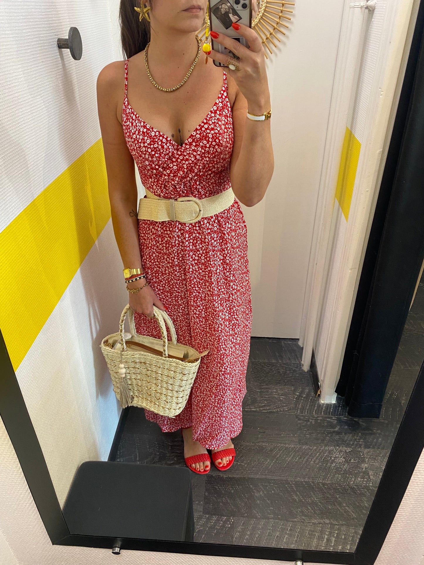 Robe longue Flower