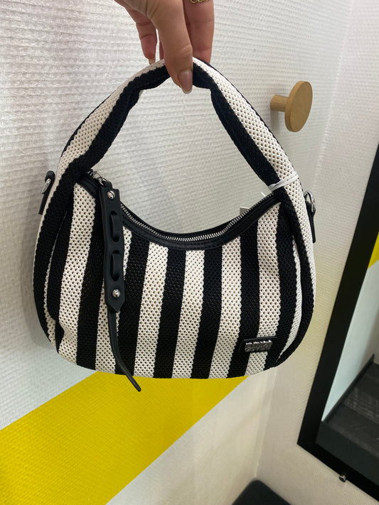 Sac rayé noir