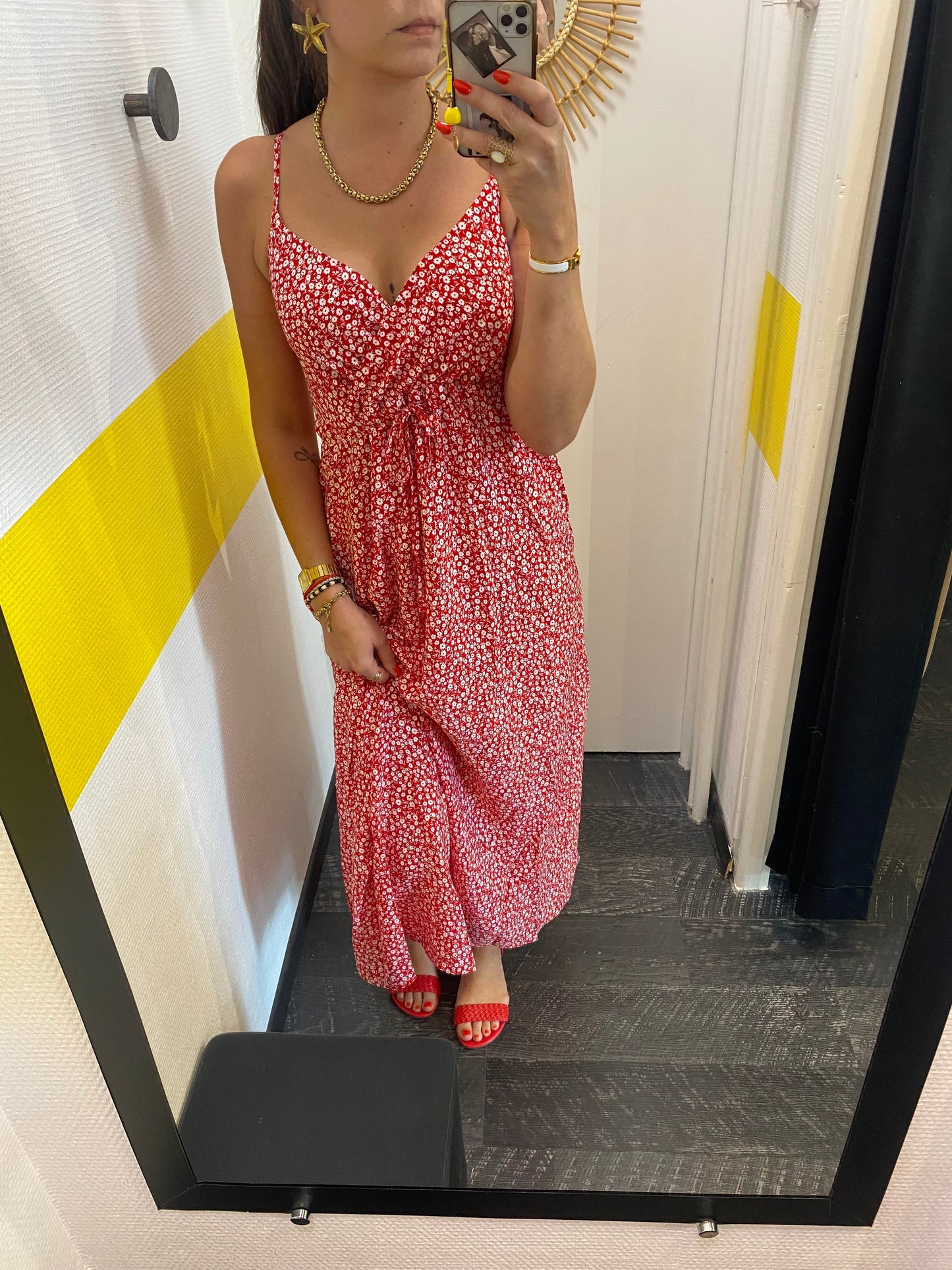 Robe longue Flower