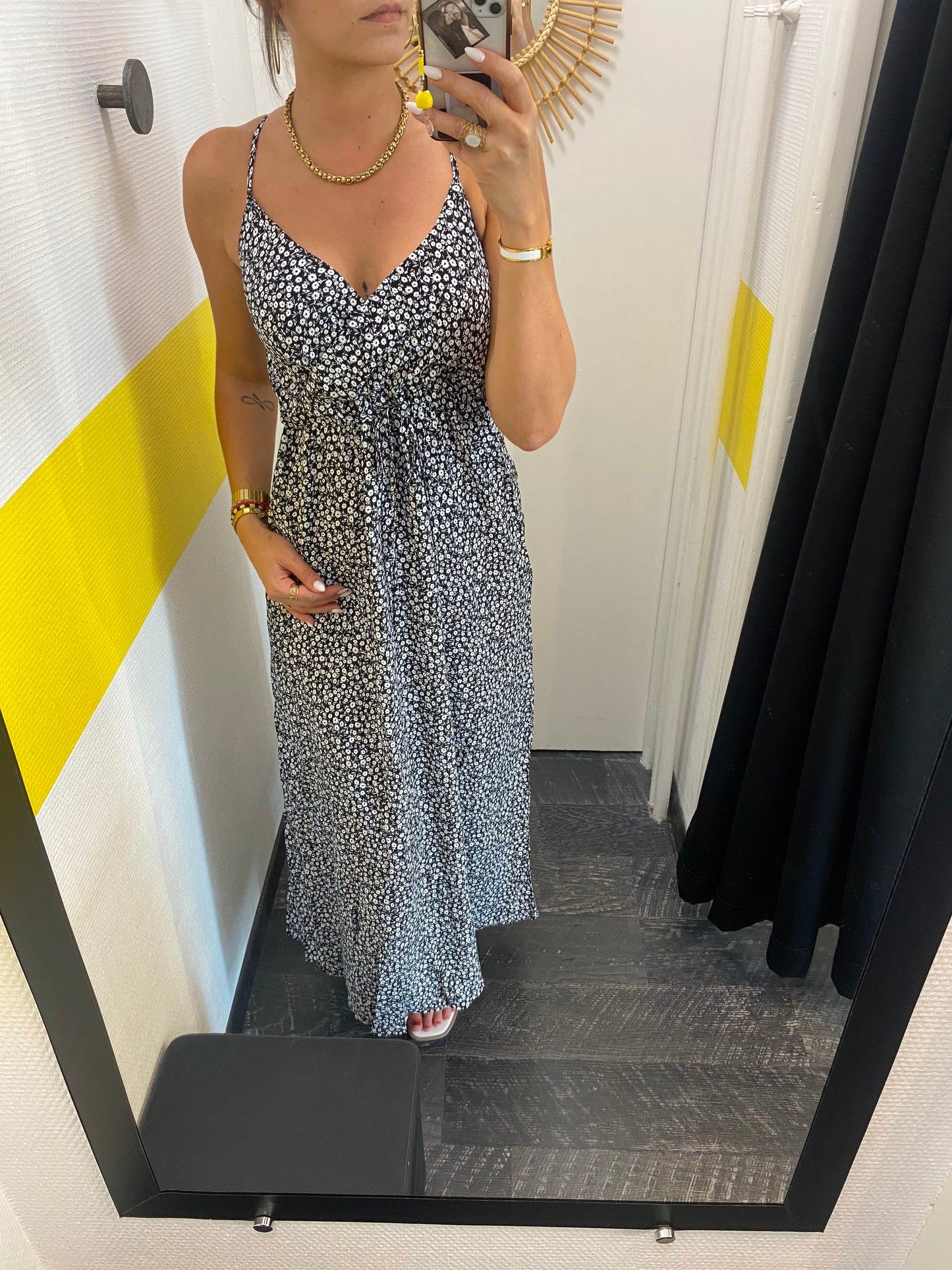 Robe longue Flower